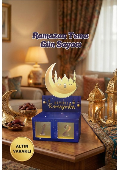 Ramazan Temalı Manuel Gün Sayacı Ramazan Sevdiren Etkinlikler