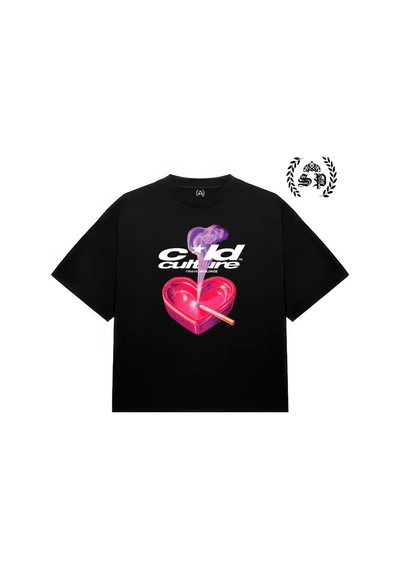 Startmore Cold Culture Vintage Y2k Tee T-shirt Siyah