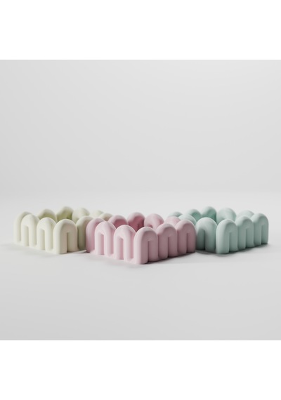 Arch Tray Kemer Formlu Dekoratif Mini Tepsi Buzul Yeşili