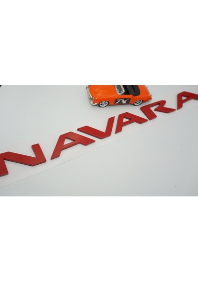 Dk Tuning Navara Kırmızı Abs Ön Kaput Ve Bagaj Yazı Nissan İle Uy