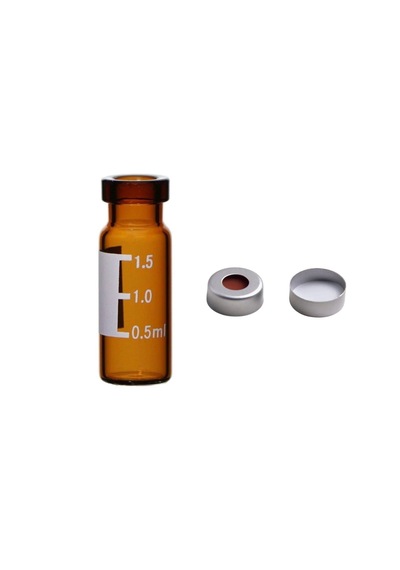 Borox Cam Vial Crimp Kapaklı Nd11 - Ptfe Septa - Amber 2ml - 100