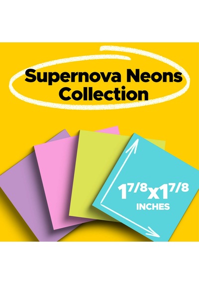 Post-it Süper Yapışkan Notlar, 8 Yapışkan Not Defteri, 4,8 X 4,8 Cm, Okul Malzemeleri, Ofis Ürünleri Sku: Smgstk37a4189490