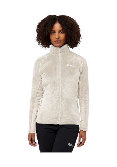 Jack Wolfskin Rotwand Fz Kadın Bej Polar Ceket A0056 Kemik