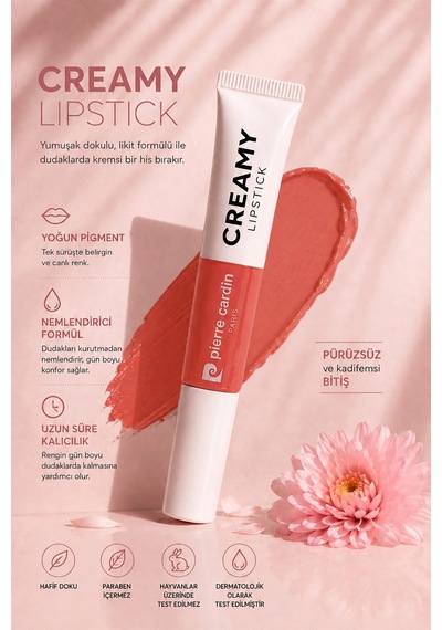 Pierre Cardin Creamy Lipstick Gateaway Vibe 007