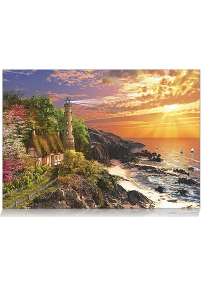 Star Puzzle 1000 Parça Taş Kulube Puzzle