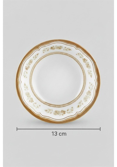 12'li Valencia Meze Kase 13cm Dijital Salda Rinart Krem