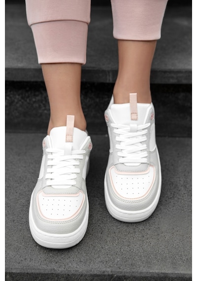 Dark Seer Ds Alley Sneaker 2025 Kadın Beyaz-pudra