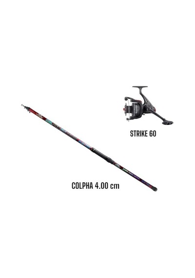 Bauer Colpha 4.00 Cm Surf Olta Kamışı - Strıke 6000 Olta Seti