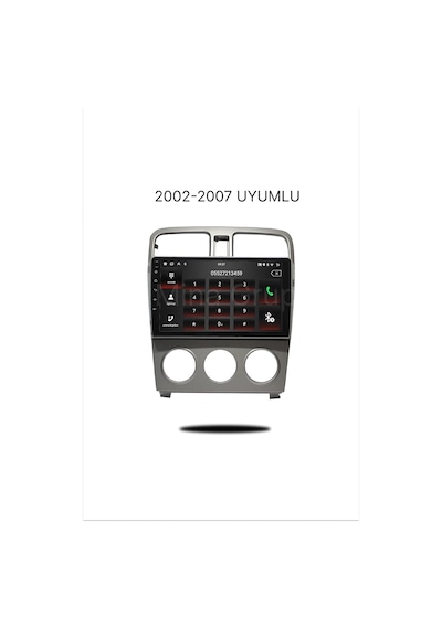 Subaru 2002-2007 Uyumlu Multimedya Carplay & Android Auto - Geri Görüş Kameras Hediye 8gb 8