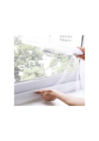 2 Adet Pratik Yapışkanlı Pencere Sineklik Seti 75x125 Cm - 867028292
