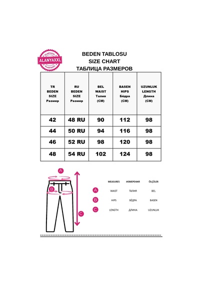 Trieste Büyük Beden Yüksek Bel Yıkamalı Denim Yırtık Ve Taş İşlemeli Baskı Detaylı Kadın Pantolon Mavi Trieste Büyük Beden Yüksek Bel Yıkamalı Denim Yırtık Ve Taş İşlemeli Baskı Detaylı Kadın Pantolon Mavi