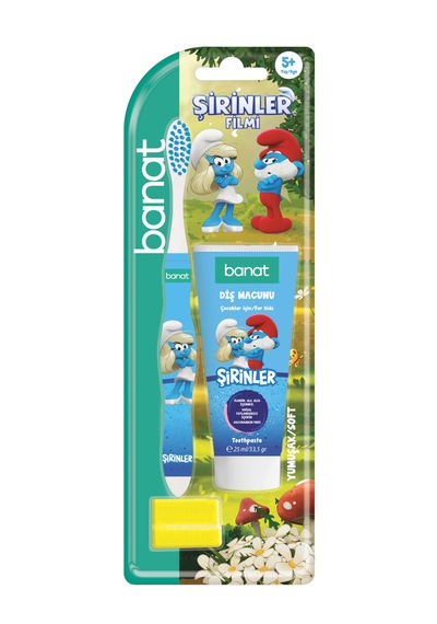 Banat Şirinler Lisanslı Çocuk Ağız Bakım Seti Soft
