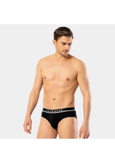 Cacharel Erkek Lastikli Slip 1312/siyah Çok Renkli
