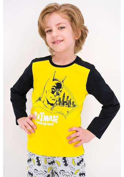 Batman Lisanslı Mimoza Erkek Çocuk Pijama Takımı 5274-24930 Sarı