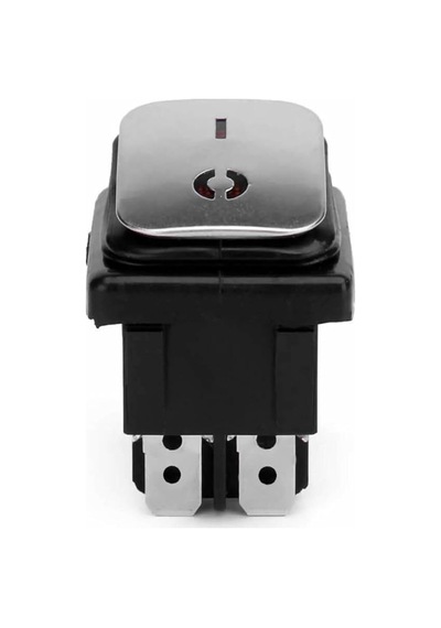 Alkatronik 30a 250v On-off Anahtar Yüksek Akım Kcd4 4 Pin Buton Ip67 Su Geçirmez Led Işıklı Rocker Switch