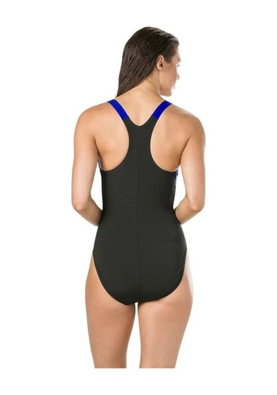 Speedo Boom Kadın Yüzücü Mayosu Siyah