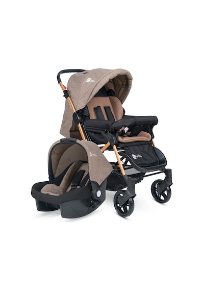 Turhan Bebe 3 Kademe Yatış Pozisyonu Kontrol Penceresi Çift Yönlü Bebek Arabası + Taşıma Puset + Yağmurluk 56465465489
