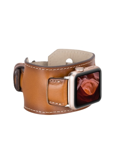 Bouletta Apple Uyumlu  Watch Deri Kordon 42-44-45mm Cuff RST2EF