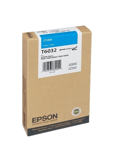 Tonersepeti Epson T6032-c13t603200 Mavi Kartuş