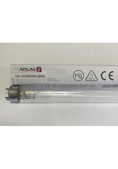 Şavk 15W Tuv Ultraviole Floresan 45Cm T8 G13