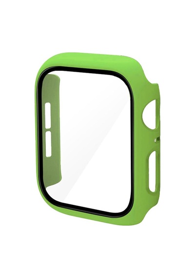 Apple Uyumlu  Watch 8 41 MM Ekran Korumalı Sert Rubber Kılıf-AL3173