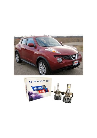 Nissan Juke Led Xenon Uzun + Kısa Far Ampulü H4 Mono Yeni Seri Beyaz 2010-2014