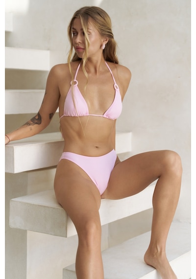 Mai Collection Mai Studios Co. Samudra Halka Detaylı Pembe Bikini Üstü Pembe