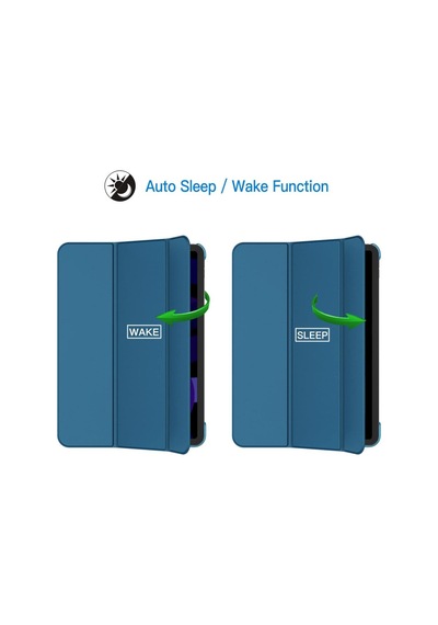 Apple Uyumlu iPad Air 4/5. Nesil 10.9" Kılıf Pu Deri Smart Standlı Case 10.nesil Değildir Kılıf