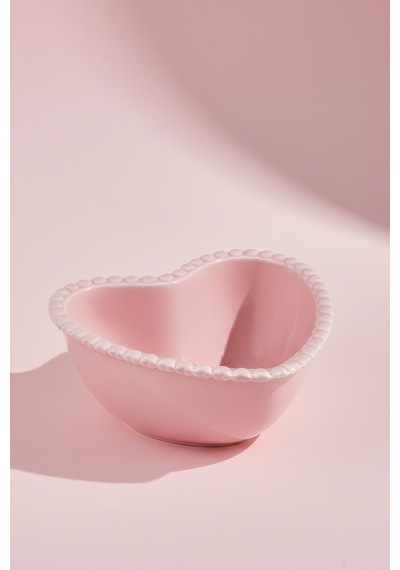 Karaca Pink Love Porselen Kase Pembe 15 Cm Pembe