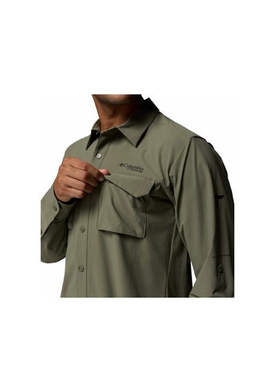 Columbia Silver Ridge Elite Woven Erkek Uzun Kollu Gömlek-9305 Yeşil