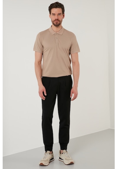 Buratti Regular Fit Pamuklu Düğmeli Erkek Polo Yaka T Shirt 5902326 Vizon