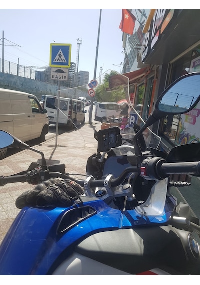19-24 Bmw 1250Gs 1250Adv Uzun Ön Cam Zeus Şeffaf 52 CM 4 MM