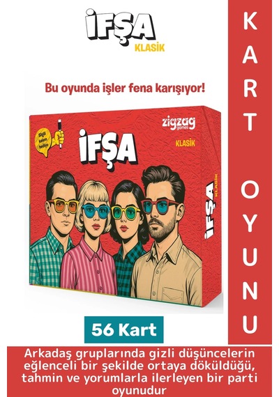 Eğlenceli Kız Erkek Grup Arkadaş Ortamı Cesaret Dürüstlük Tahmin Kart Oyunu İfşa-klasik 56 Kart