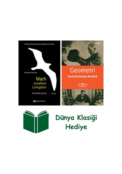 Martı Jonathan Livingston + Geometri + Dünya Klasiği Hediye