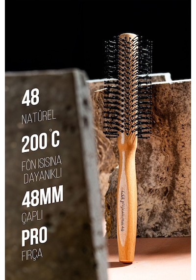 Elsa Professional 4x Erkek Saç Fırçası Natürel