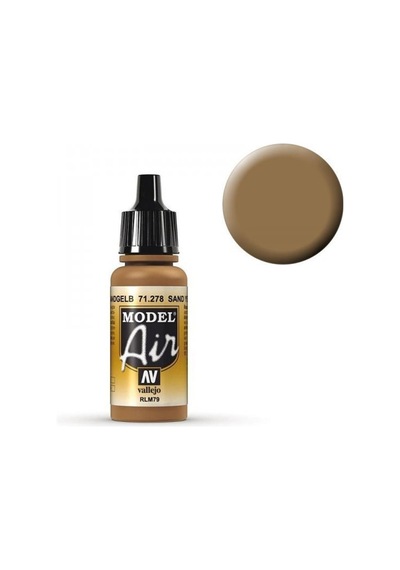17 Ml. Sand Yellow Rlm79 Model Air Serisi Maket Boyası, Vallejo 71278 Standart