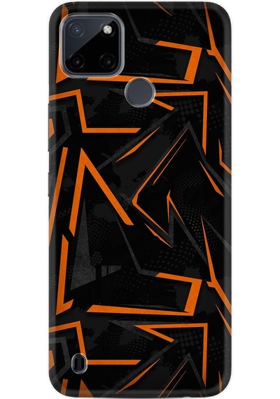 Realme C25Y Kilif Silikon Desen Zigzaglar 1651 537570692