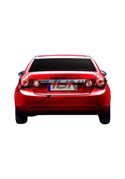 Chevrolet Cruze Sedan Krom Bagaj Alt Çıta Formlu Paslanmaz Çelik N11.369