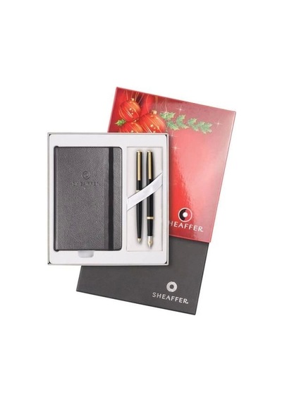 Sheaffer 9471 Sagarıs Dolma Tükenmez Set Siyah Gold Defter Hediyeli Çok Renkli