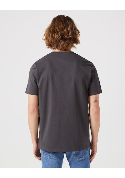 Regular Fit Normal Kesim Bisiklet Yaka %100 Pamuk Siyah Tişört W7NM203877M39 Siyah