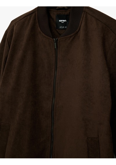 Koton Regular Fit Uzun Kollu Cepli Kolej Yaka Fermuarlı Suni Süet Bomber Ceket Kahverengi 6sam20001hk Kahverengi Koton Regular Fit Uzun Kollu Cepli Kolej Yaka Fermuarlı Suni Süet Bomber Ceket Kahverengi 6sam20001hk Kahverengi