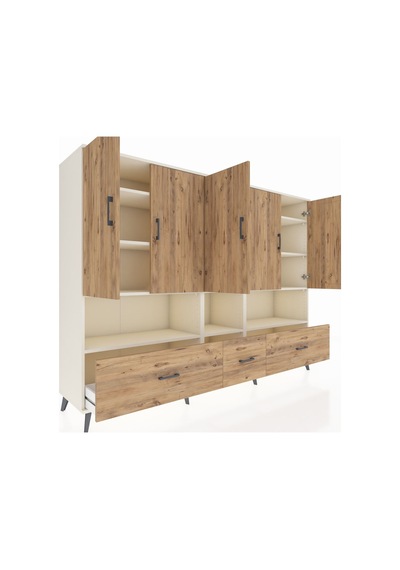 Hyperion Dolap 12 Raflı 3 Çekmeceli 5 Kapaklı 220x44x163 Aytaşı-ç Aytaşı-çam Hyperion Dolap 12 Raflı 3 Çekmeceli 5 Kapaklı 220x44x163 Aytaşı-ç Aytaşı-çam