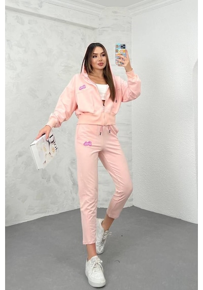 Koza Butik Kadın Barbie Baskılı Eşofman Takımı 3861-24 001