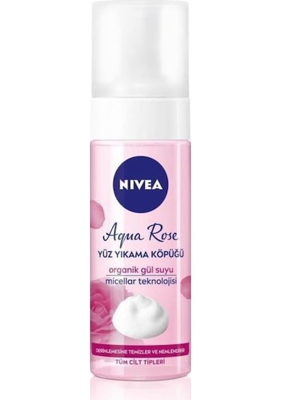 Nivea Aqua Rose Organik Gül Suyu İçeren Yüz Temizleme Köpüğü 150 ML