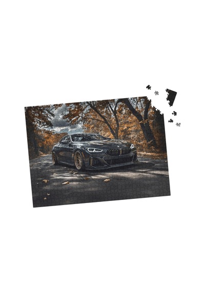 Black Bmw Coupe 1000 Parça Puzzle Standart
