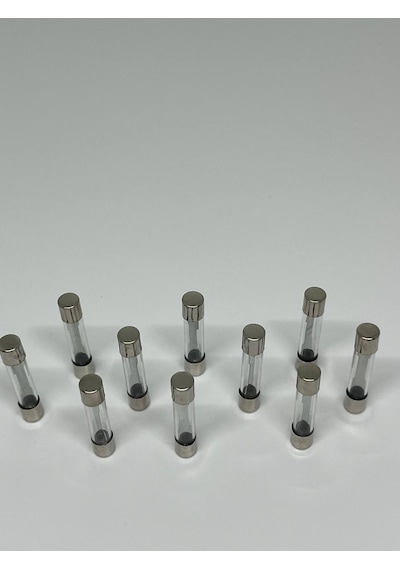 10 Adet 20 Amper 30mm Büyük Boy Cam Sigorta 20a