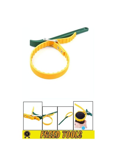 Ayarlı Kayışlı Kemerli Yağ Filtre Sökme Anahtarı 9" 225mm
