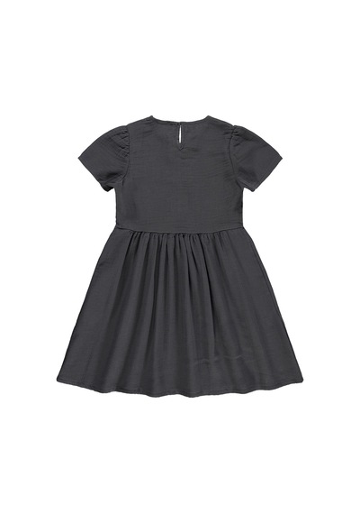 Civil Girls Fiyonklu 6 -9 Yaş Elbise  - Gri 26395356226S1
