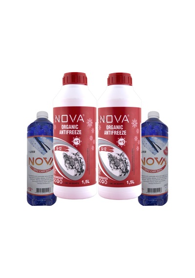 Nova -25 Derece Kırmızı Antifriz 2 X 1.5Lt 3Litre 2Csu