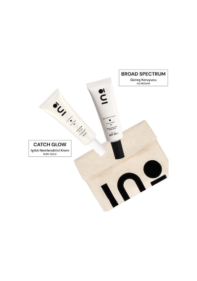 Catch Glow Ruby Gold + Broad Spectrum Spf 50+ Sunscreen 02 Medium Set